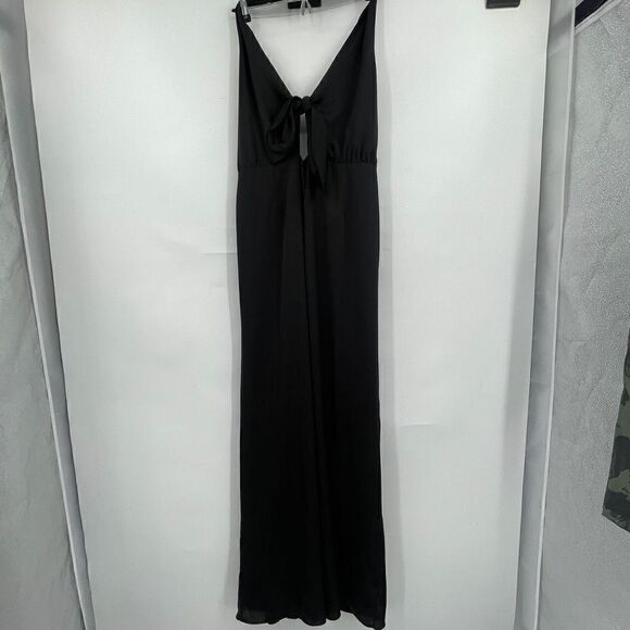 House of Harlow 1960 X Revolve Black Cut Out Opal Jumpsuit Size Large - Picture 1 of 12